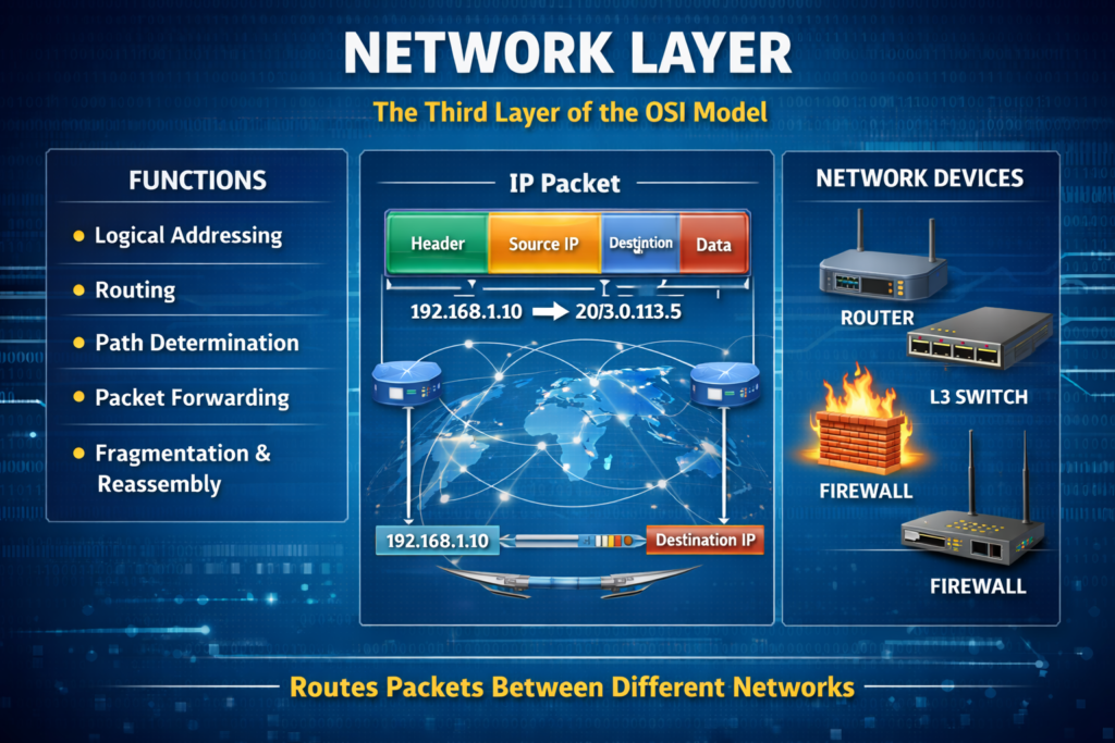 OSI Model क्या है? 4 Network Layer