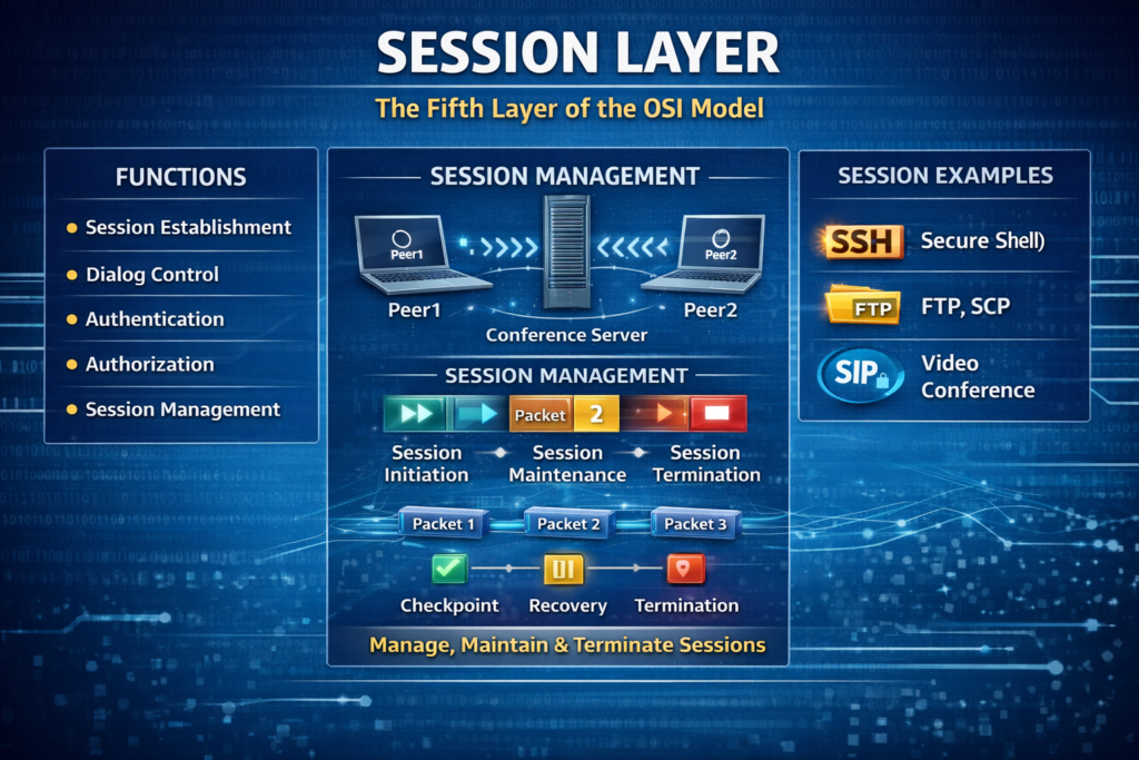 OSI Model क्या है? 6 Session Layer
