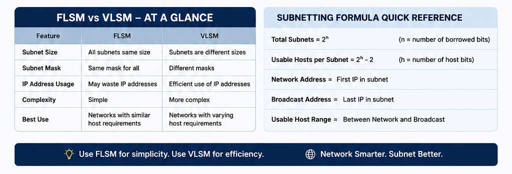 Subnetting FLSM VLSM