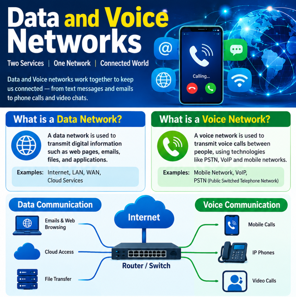 data and voice network